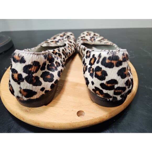 Antonio Melani‎ "SPLENDID" Cheetah Print Textured Leather Ballet Flats W/7 *EUC - Picture 3 of 16